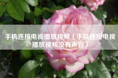 手机连接电视播放视频（手机连接电视播放视频没有声音）