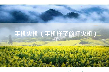 手机火机（手机样子的打火机）