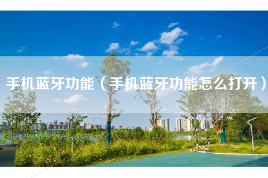 手机蓝牙功能（手机蓝牙功能怎么打开）